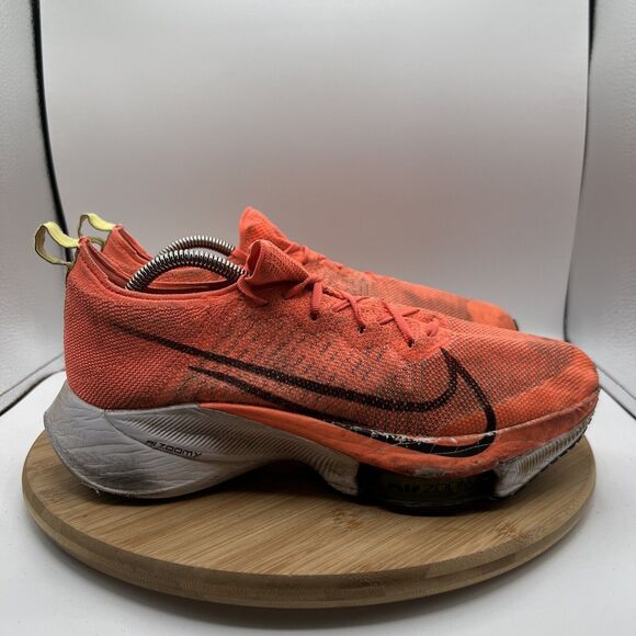 Nike Men’s Size 10 Air Zoom Tempo Next% Flyknit Bright Mango Orange CI9923-800 main image 6